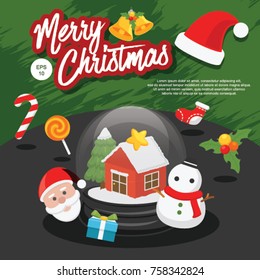 Christmas 2018 : Vector Illustration