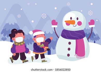 Christmas 2020 and winter seasonal activities doing safely due to Covid 19