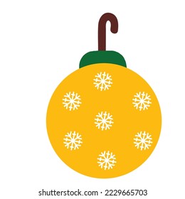 Christmas 2022 decoration vector icon illustration