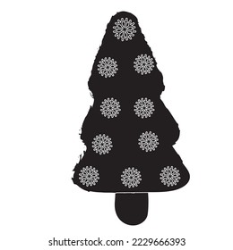 Ilustración vectorial de decoración de Navidad 2022