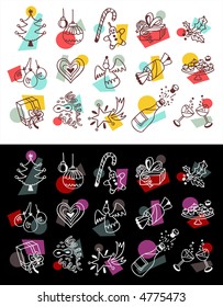 Christmas 50's icons