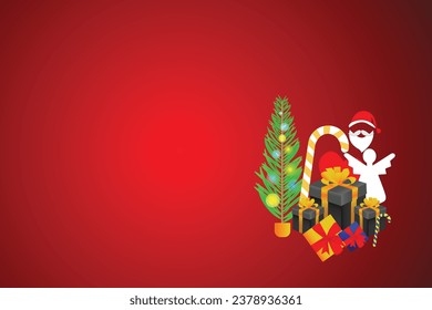 christmas abstrack background designe. Red color background.