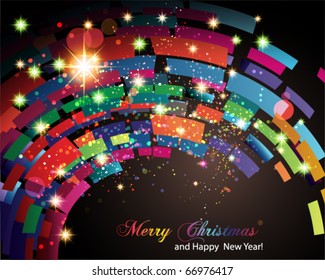 Christmas abstract background.