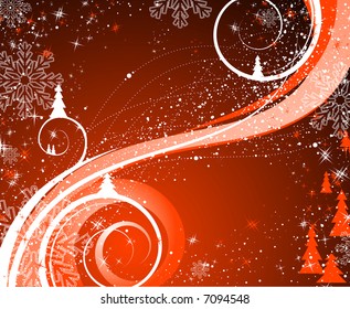 Christmas abstract background.