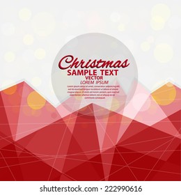  Christmas Abstract background. Polygon. illustration.