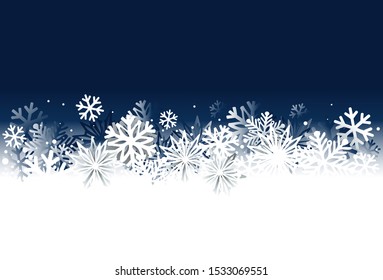 Christmas abstract background with snow and stars