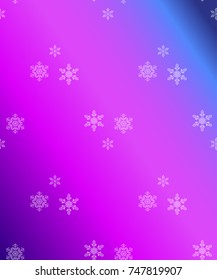 Christmas abstract background of snowflakes. Vector illustration
