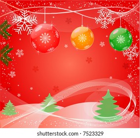 Christmas abstract Background - vector