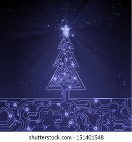Christmas abstract background. Vector illustration. EPS 10.
