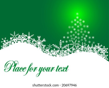 Christmas abstract background- vector illustration