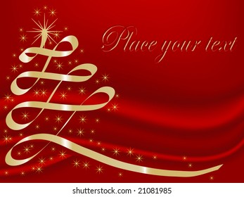 Christmas abstract background- vector illustration