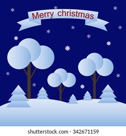 Christmas abstract background. Vector illustration