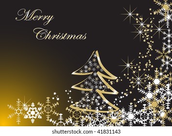 Christmas abstract background  - vector illustration