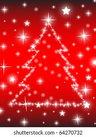 Christmas abstract background. Vector illustration