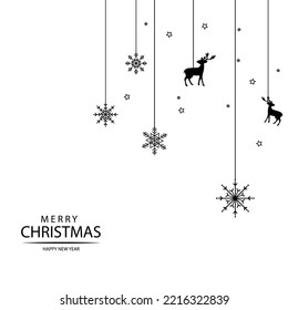 Fondo abstracto de Navidad. Ilustraciones vectoriales. 