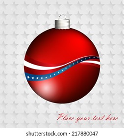 Christmas abstract card