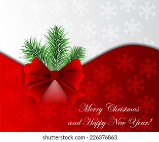 Christmas abstract card. 