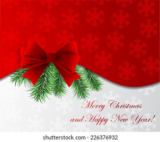 Christmas abstract card. 