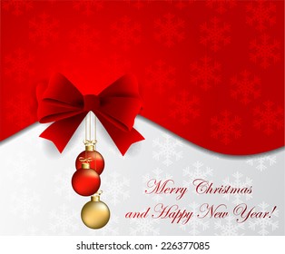 Christmas abstract card. 