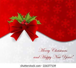Christmas abstract card. 