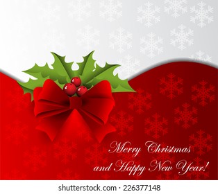 Christmas abstract card. 
