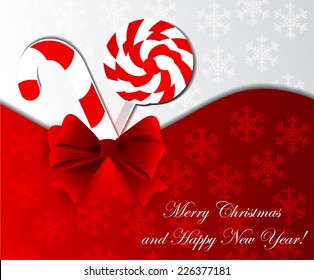 Christmas abstract card. 