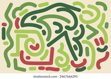 Christmas abstract doodle Background for Your Graphic Resource