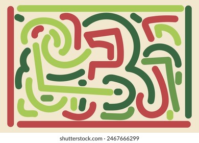 Christmas abstract doodle Background for Your Graphic Resource