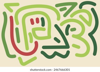 Navidades abstracto doodle Fondo para su recurso gráfico