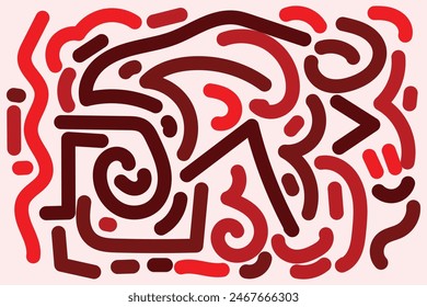 Christmas abstract doodle Background for Your Graphic Resource
