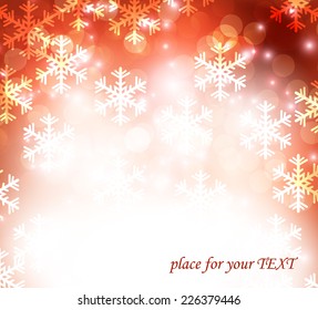 Christmas abstract glowing background