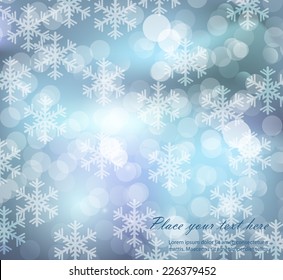 Christmas abstract glowing background
