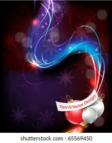 Fondo de brillo abstracto de Navidad