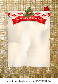 Christmas Abstract gold Background. EPS 10 vector file included