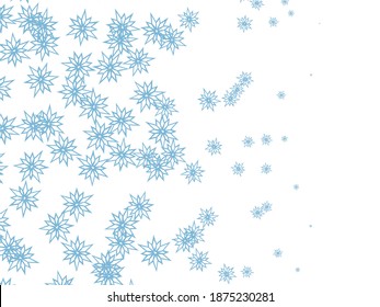 Christmas abstract pattern. Vector snowflakes. Modern creative holiday template for banners, wallpaper.