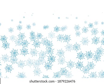 Christmas abstract pattern. Vector snowflakes. Modern creative holiday template for banners, wallpaper.