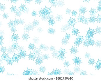 Patrón abstracto de Navidad. Vectores copos de nieve. Moderna plantilla de vacaciones creativas para carteles, fondo de pantalla.