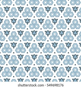Christmas abstract patterns in form of crystal frosty snowflakes. Winter natural decoration.