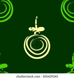 Christmas abstract seamless background with decorative balls. Vector illustration.