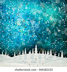 Christmas abstract template. EPS 10 vector file included
