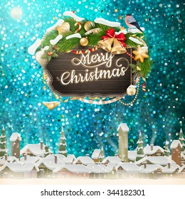 Christmas abstract template. EPS 10 vector file included