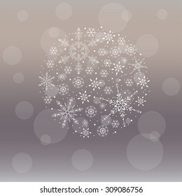 christmas abstract vector background