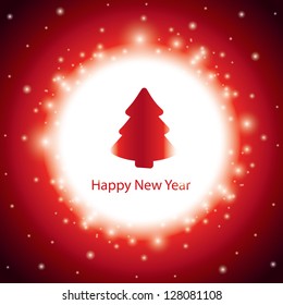 Christmas abstract vector banner