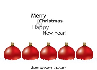 Christmas abstract vector greeting card. Christmas vector collection.