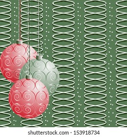 Christmas abstract vector illustration 