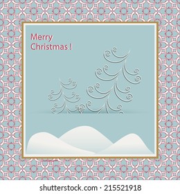 Christmas abstract vector illustration background