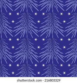 Christmas abstract vector illustration background with Christmas trees