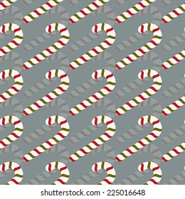 Christmas abstract vector illustration background with lollipops