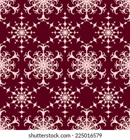 Christmas abstract vector illustration of snowflakes