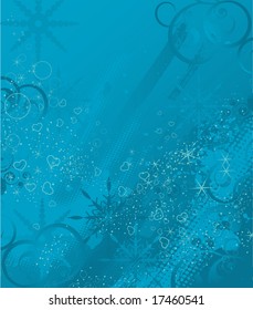 Christmas abstraction. Vector illustration for design.